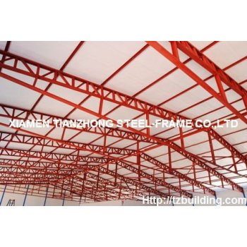 Steel Structure with Cover in Roof and Wall