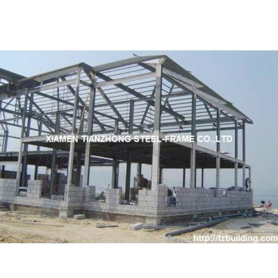 Steel Building with Double Layers Structure
