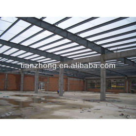 Steel Structure Frame with Brick Wall to Prevent Water from Coming in