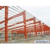 Red Color One Layer Steel Structure Building