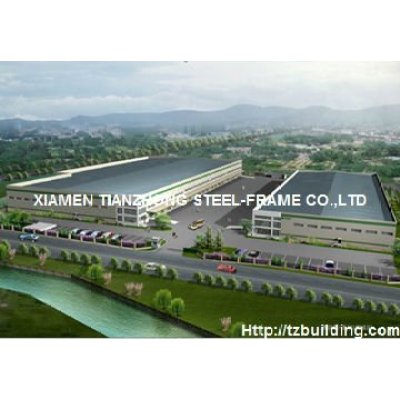 Large Span Steel Structure Factory, Warehouse and Office Building