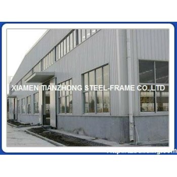 Steel Building with Steel Structure and Steel Panel Cladding