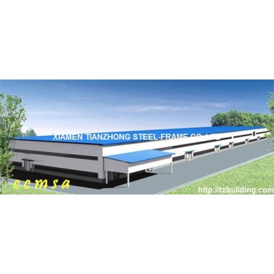 Hot Sale Steel Structure Warehouse and Factory with Caldding