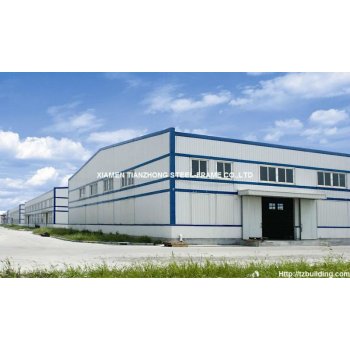 Hot Sale Steel Structure Warehouse with Cladding and Windows&Doors