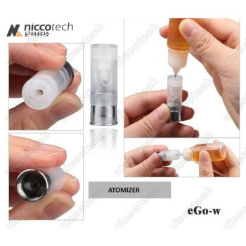 Pan style EGO-W clear atomizer