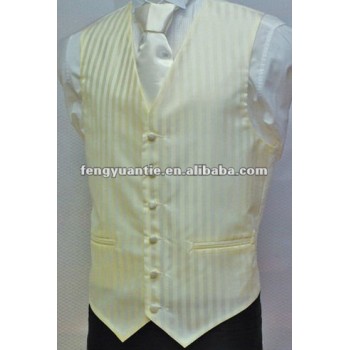 Mens Latest fashion cream waistcoat 2011