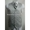 Men's Platinum jacquard waistcoat