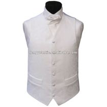 men's high quanlity white waistcoat