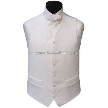 men&#39;s high quanlity white waistcoat