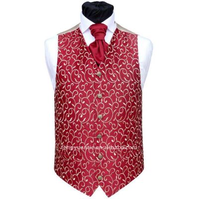 classic burgundy waistcoat