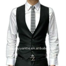 2012 preto de algodão quente fancy mens formal colete à moda