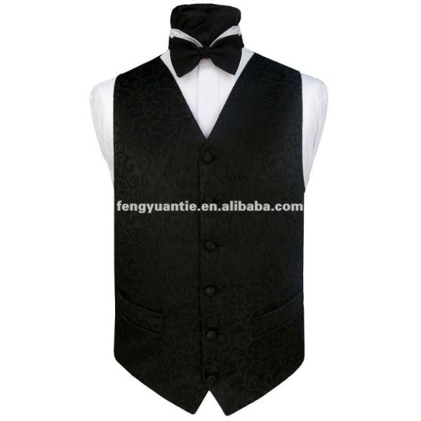 Männer `s Art und Weiseschwarz-Abendweste