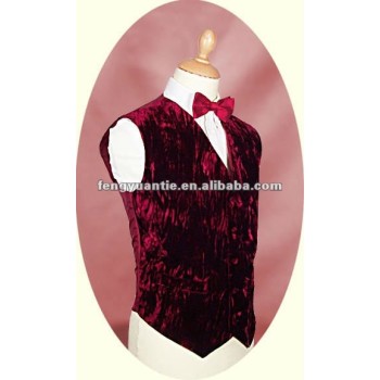formal men's red bussiness gift waistcoat vest