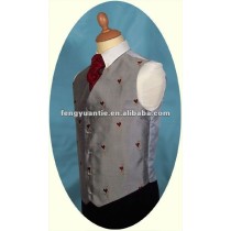 formal men's black waistcoat vest