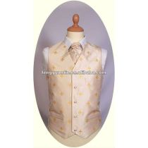 Men`s fashion white wedding airsoft vest