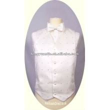Men`s fashion white wedding white vest mens