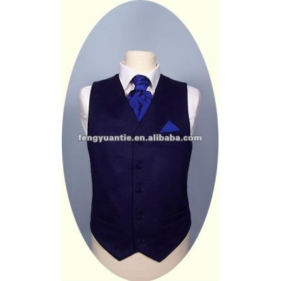 Men`s fashion black wedding airsoft vest