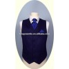 Men`s fashion black wedding airsoft vest