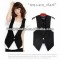 fashion girl waistcoat