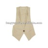 ladys christmas gift beige vest