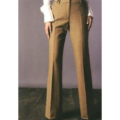 Ladysの形式的なズボンの均一女性のズボン