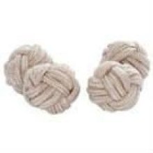 colorful polyester knot elastic silk knot cufflinks