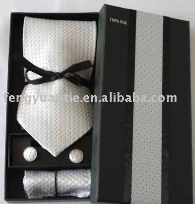 Tecidos de seda gravata conjunto