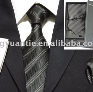 tejido de seda corbata de los hombres conjunto