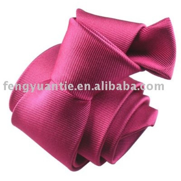 corbata de seda llana