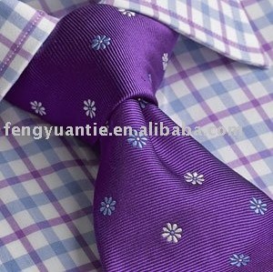 diseñador de seda corbata