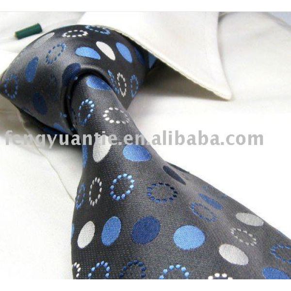 corbata de seda tejida, corbata del diseñador, lazos de la marca