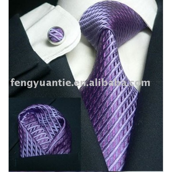 corbata de seda tejido