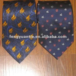 tejido de seda corbata logo