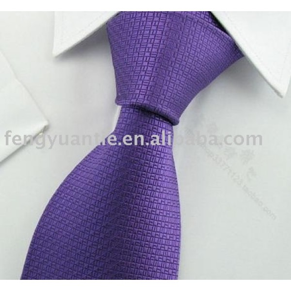 corbata de seda tejido
