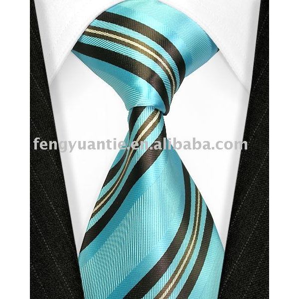 corbata de seda tejido