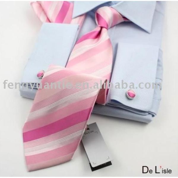 corbata de seda tejido