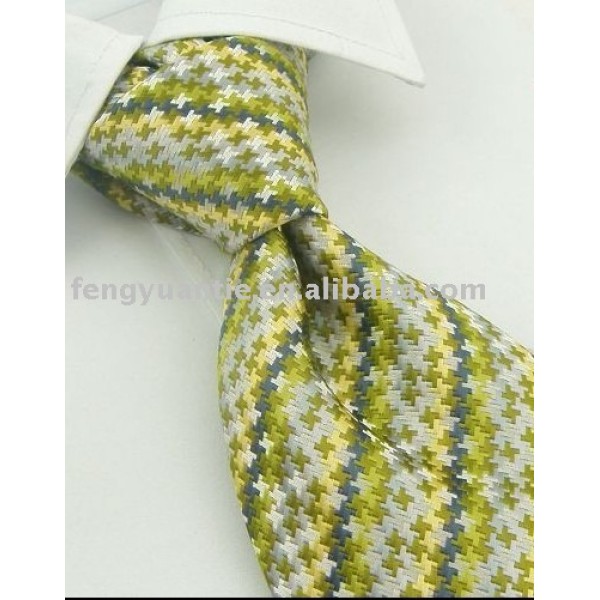 corbata de seda tejido