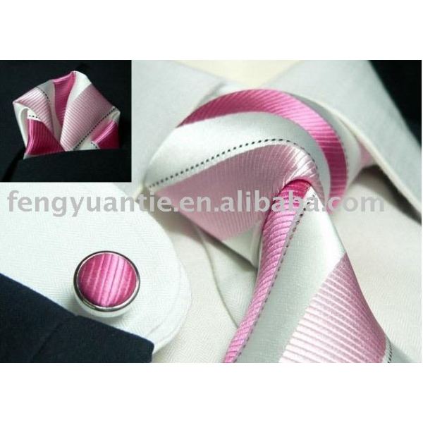 corbata de seda tejido