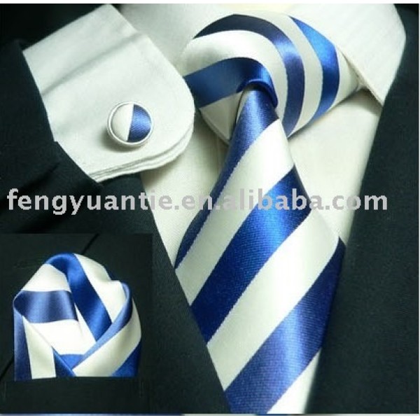 corbata de seda tejido