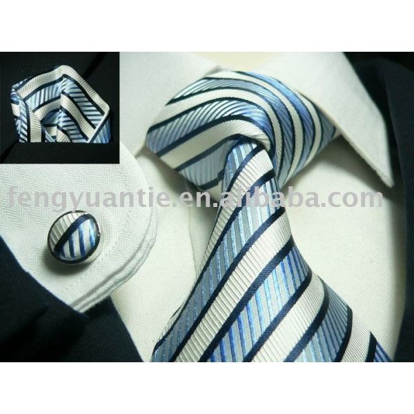 corbata de seda tejido