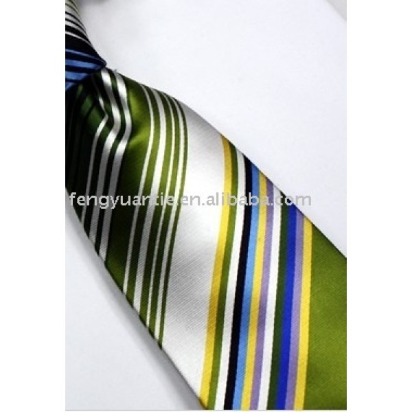 corbata de seda tejido