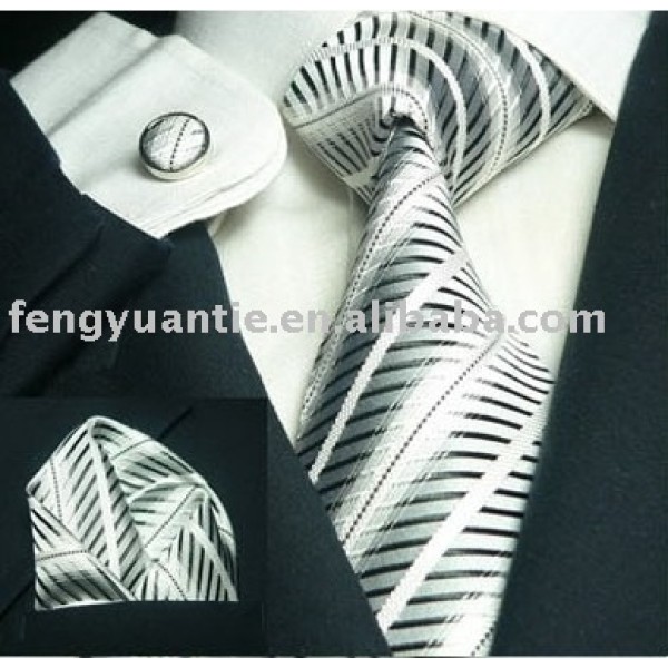 corbata de seda tejido