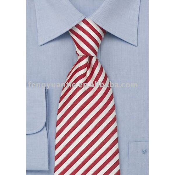 corbata de seda tejido