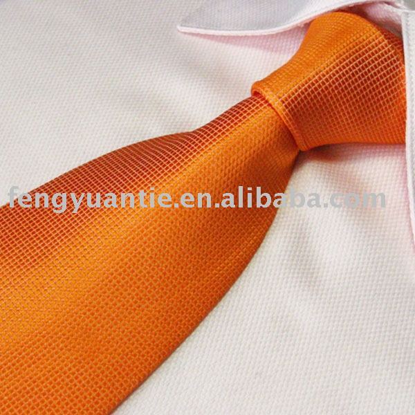 corbata de seda tejido