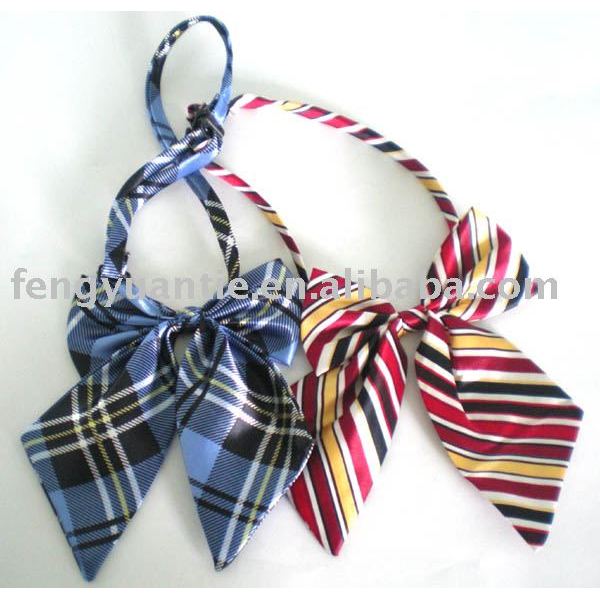 plaid arco raya corbata corbata de lazo de dama de corbata de lazo