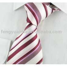 высокого quanlity полосы шелковый галстук сплетенный