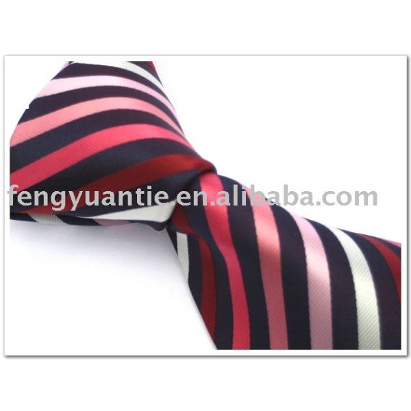 corbata de seda tejido