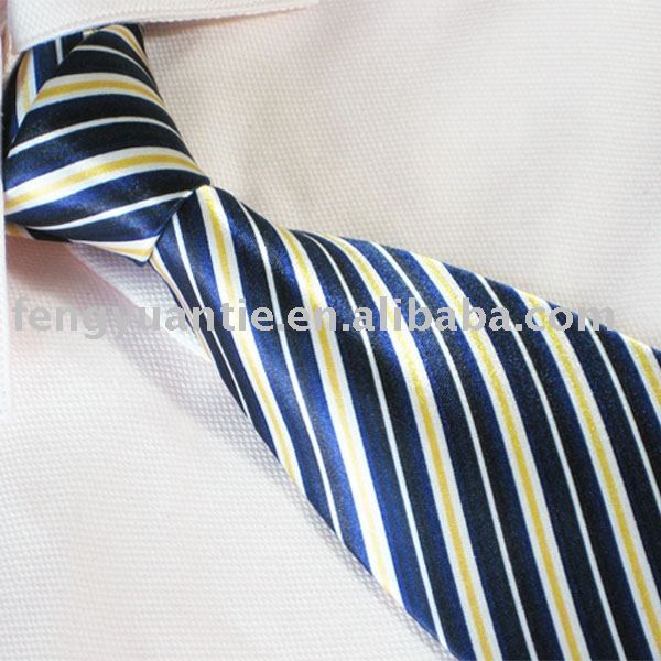 corbata de seda tejido