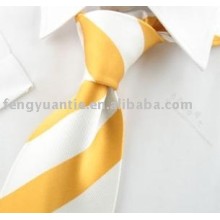 желтой полосой шелковые муёские шелковые галстуки