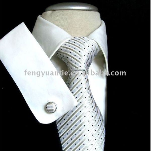 corbata de seda tejido